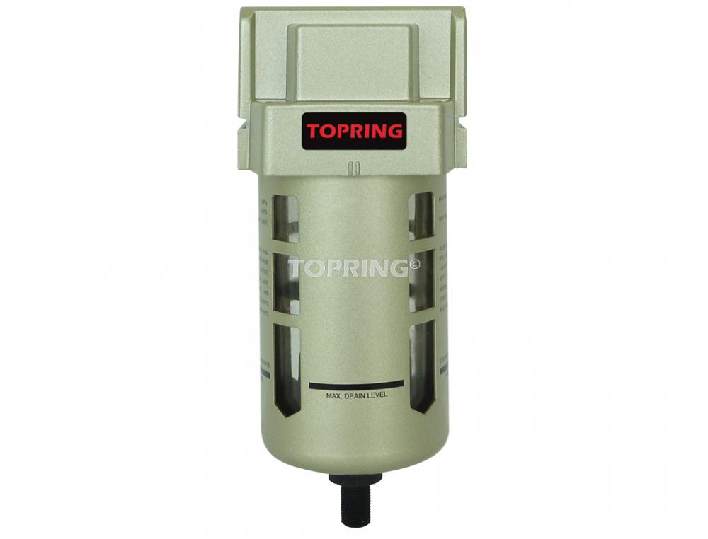 Filtre coalescent 0.03 micron avec bol en polycarbonate 1/2 (F) NPT S51, modèle Airflo 400
