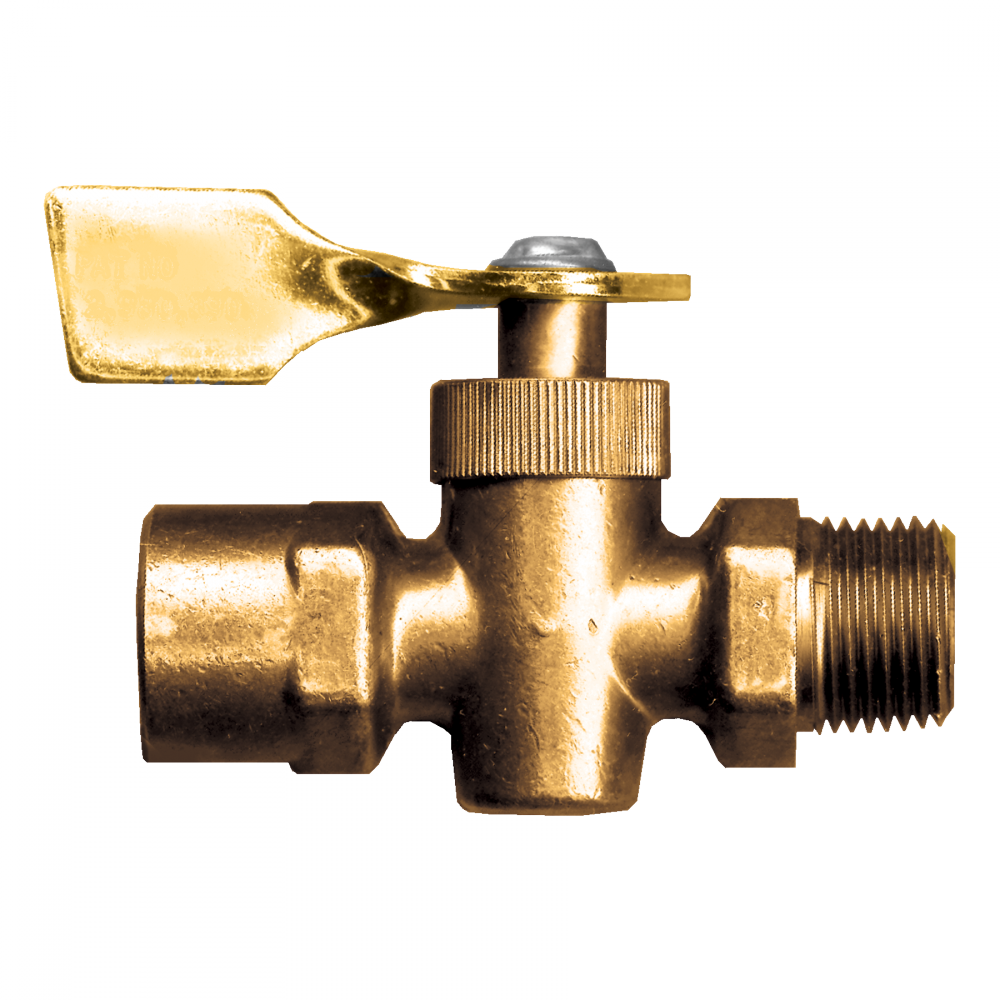 FPT \ MPT Closed Bottom, Brass, 1/8 Male Pipe