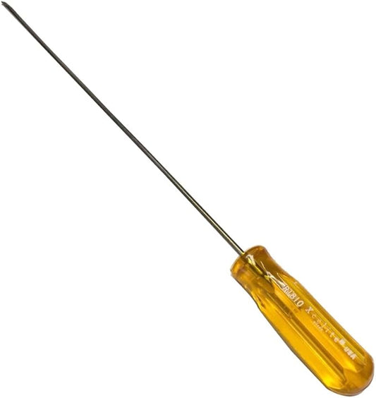 Le tournevis à lame ronde - Type A est un outil polyvalent et durable conçu pour une variété de tâches de fixation. Doté d'une lame ronde usinée avec précision, ce tournevis offre un excellent couple et un excellent contrôle pour serrer et desserrer 