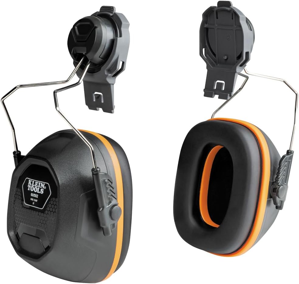 Hard Hat Earmuffs Full Brim Style