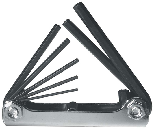 7 Piece SAE Folding Hex Key Set