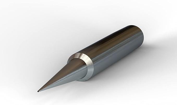 La panne à souder conique Weller WLTC04IR60 de 0,4 mm est conçue pour la soudure de précision, ce qui la rend parfaite pour l'électronique, le câblage fin et les applications détaillées. Ce pack de 3 pannes est compatible avec une gamme de fers à sou