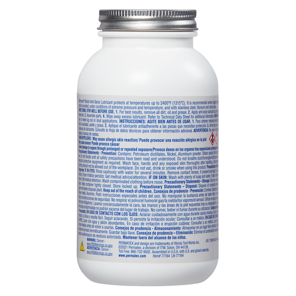 Permatex Nickel High Temperature Anti-Seize 454G
