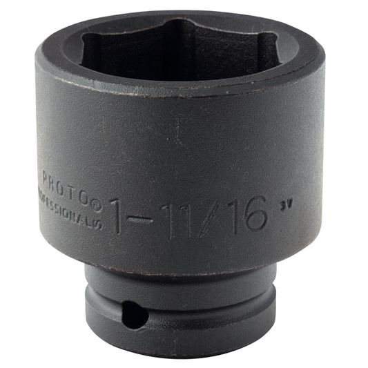 3/4-Inch Drive Impact Socket, 1-11/16-Inch, 6-Point