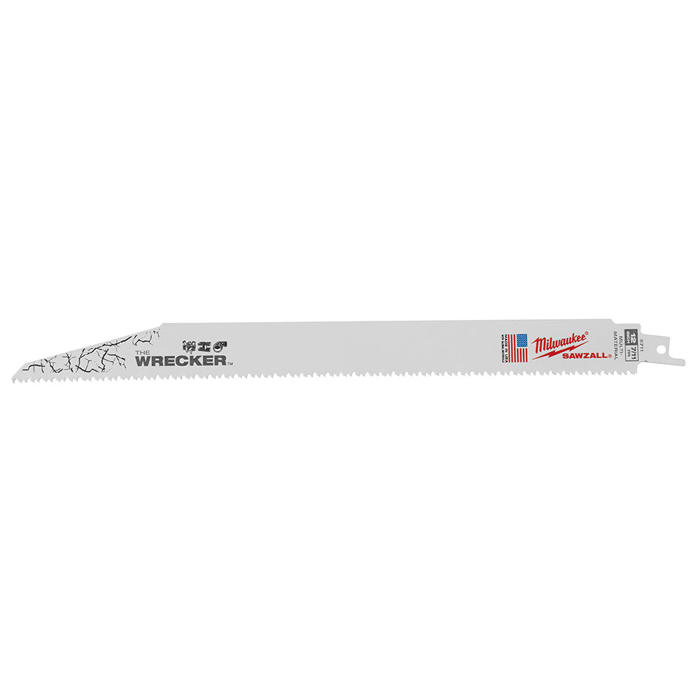 The Wrecker™ Multi-material Sawzall® Blade 12" 7/11tpi 25/pk