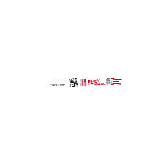 Thin Kerf Sawzall® Blade 6" 18 Tpi 25/pk