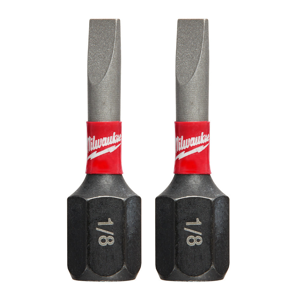 Shockwave™ 2-piece Impact Slotted 1/8 In Insert Bits