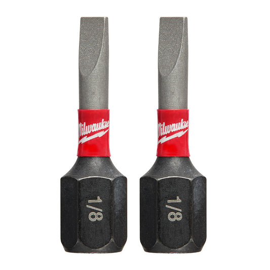 Shockwave™ 2-piece Impact Slotted 1/8 In Insert Bits