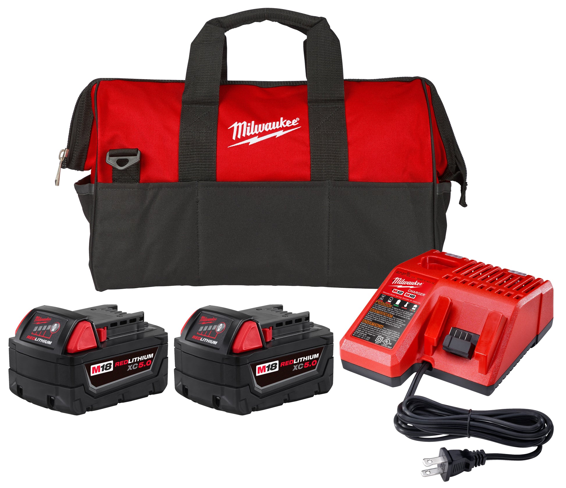 M18™ Redlithium™ xc 5.0ah Battery 2 Piece And Charger Starter Kit