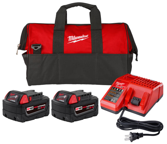 M18™ Redlithium™ xc 5.0ah Battery 2 Piece And Charger Starter Kit