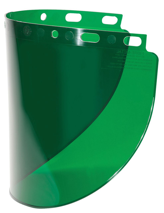 Honeywell Fibre-Metal Faceshield Dark Green 8x16.5in