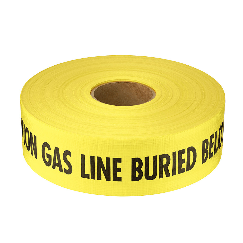 Empire® Duratec® Reinforced Non-detectable Tape-gas Line, Yellow, 7mm, 3''x 1000', 4/PK