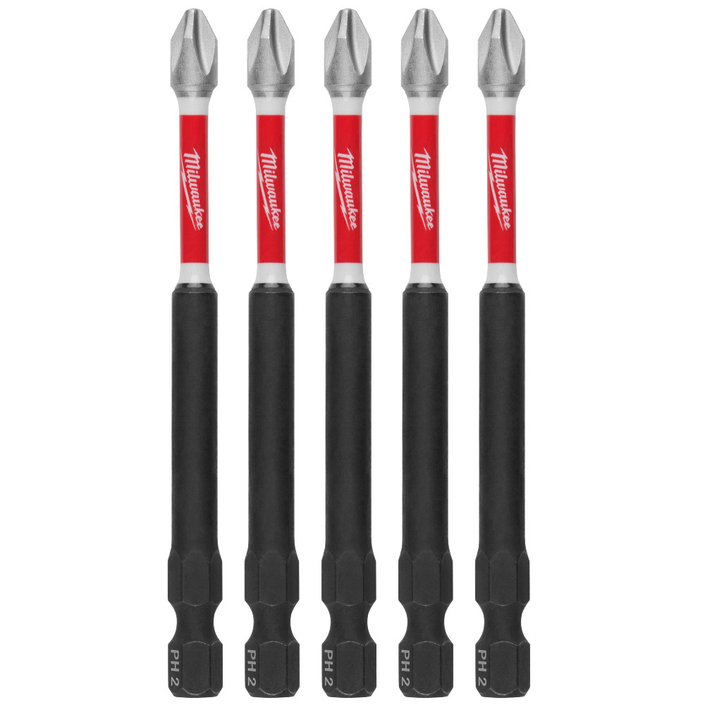SHOCKWAVE™ Impact Duty 3-1/2” Phillips #2 Power Bits (5 PK)