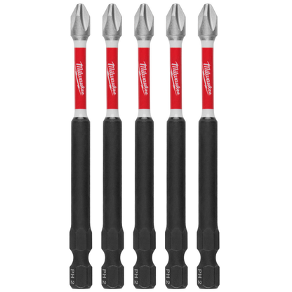 SHOCKWAVE™ Impact Duty 3-1/2” Phillips #2 Power Bits (5 PK)