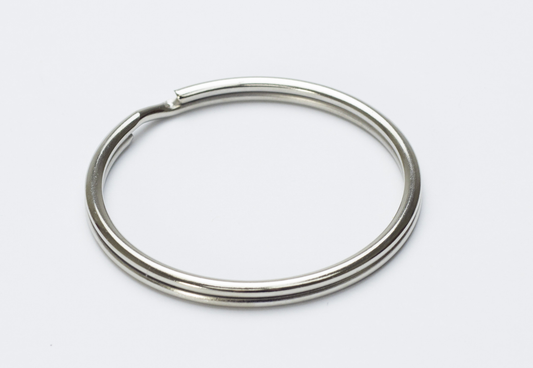 Split Key Ring 1" Steel 100Pk