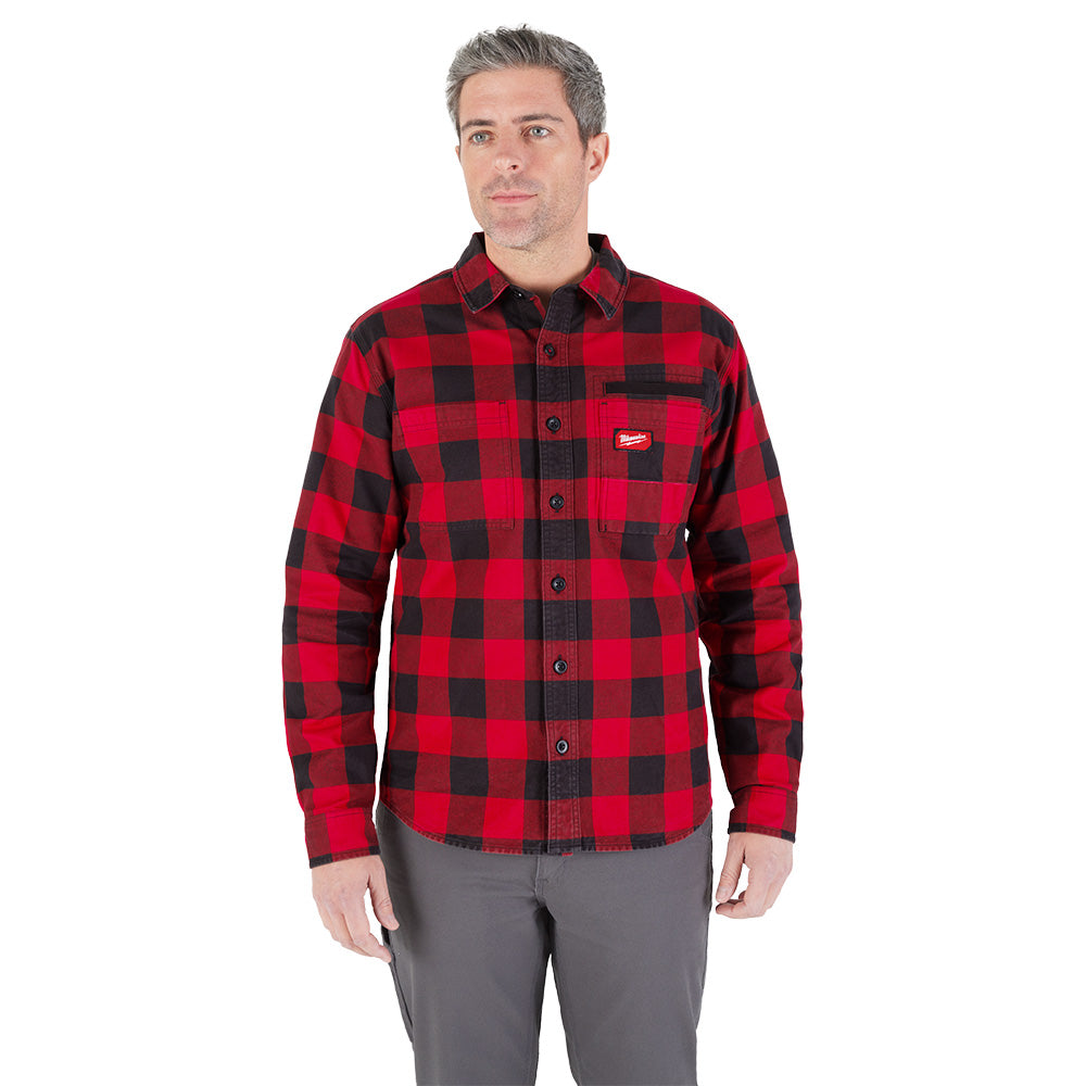 Gridiron™ Flannel Shirt - Red M