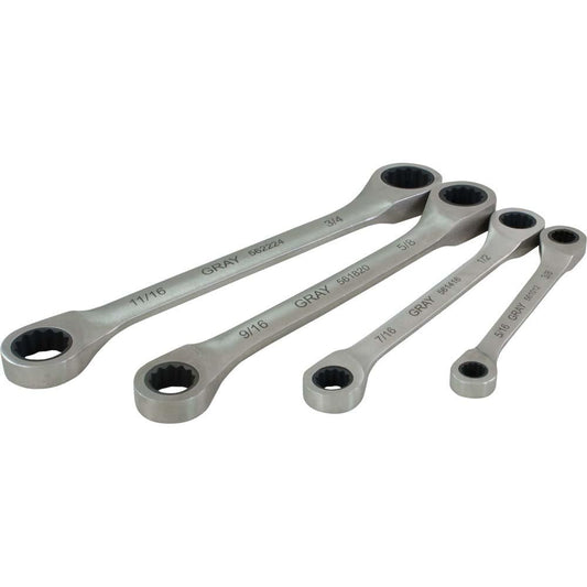 Jeu de clés à douille fixes à double engrenage Multigear - 4 pièces