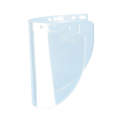 Honeywell Fibre-Metal® 9 3/4" X 19" X .06" Dark Green Propionate Extended View Faceshield