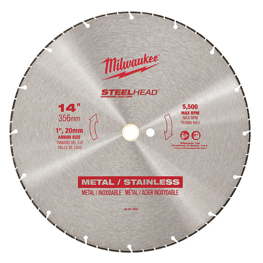 Steelhead™ Diamond Cut-off Blade 14"