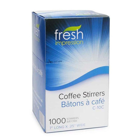 Wooden Coffee Stirrers 7in, Box of 1000