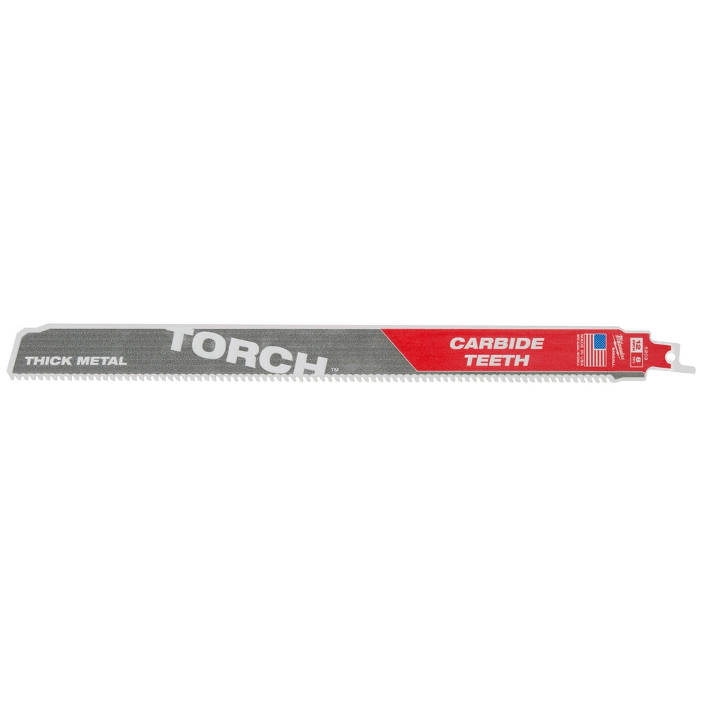 The Torch™ With Carbide Teeth Sawzall® Blade 12" 8tpi 3pk
