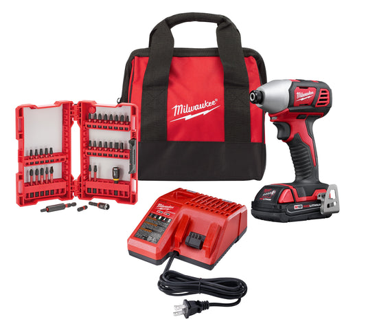 M18™ 1/4 In Hex Impact Driver w/ 32-piece Impact Kit