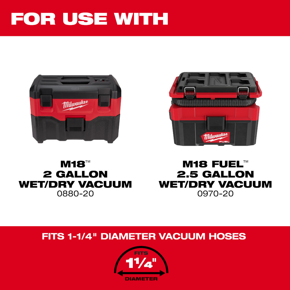 1-1/4” × 2’ To 6’ Expandable Hose
