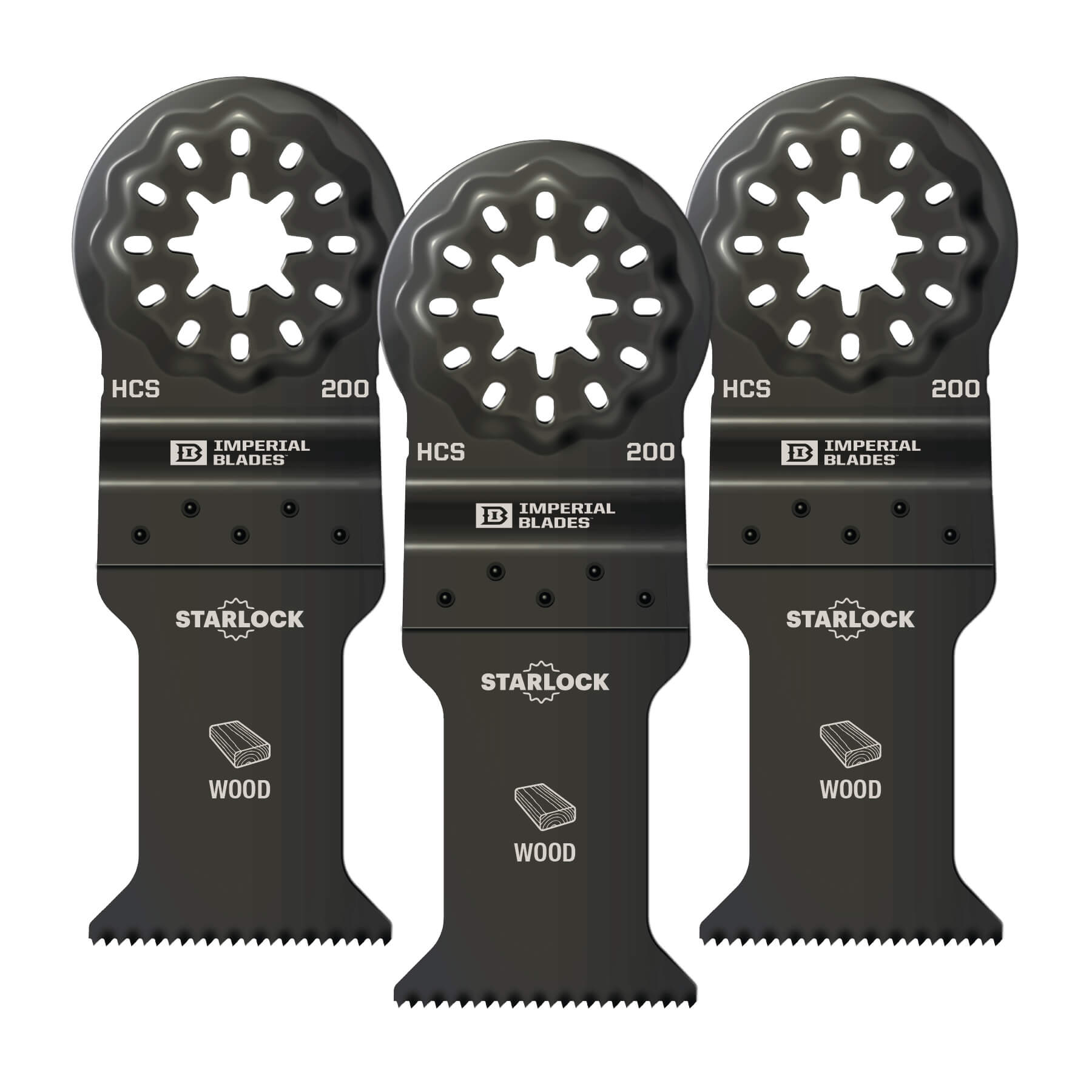 Imperial Blades Ibsl200-3 Starlock™ 1-3/8" Standard Wood Blade, 3pc