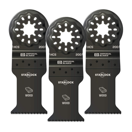 Imperial Blades Ibsl200-3 Starlock™ 1-3/8" Standard Wood Blade, 3pc