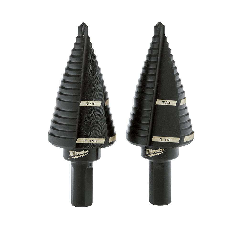 2 -piece #9 Step Drill Bit Set
