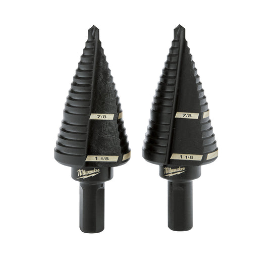 2 -piece #9 Step Drill Bit Set