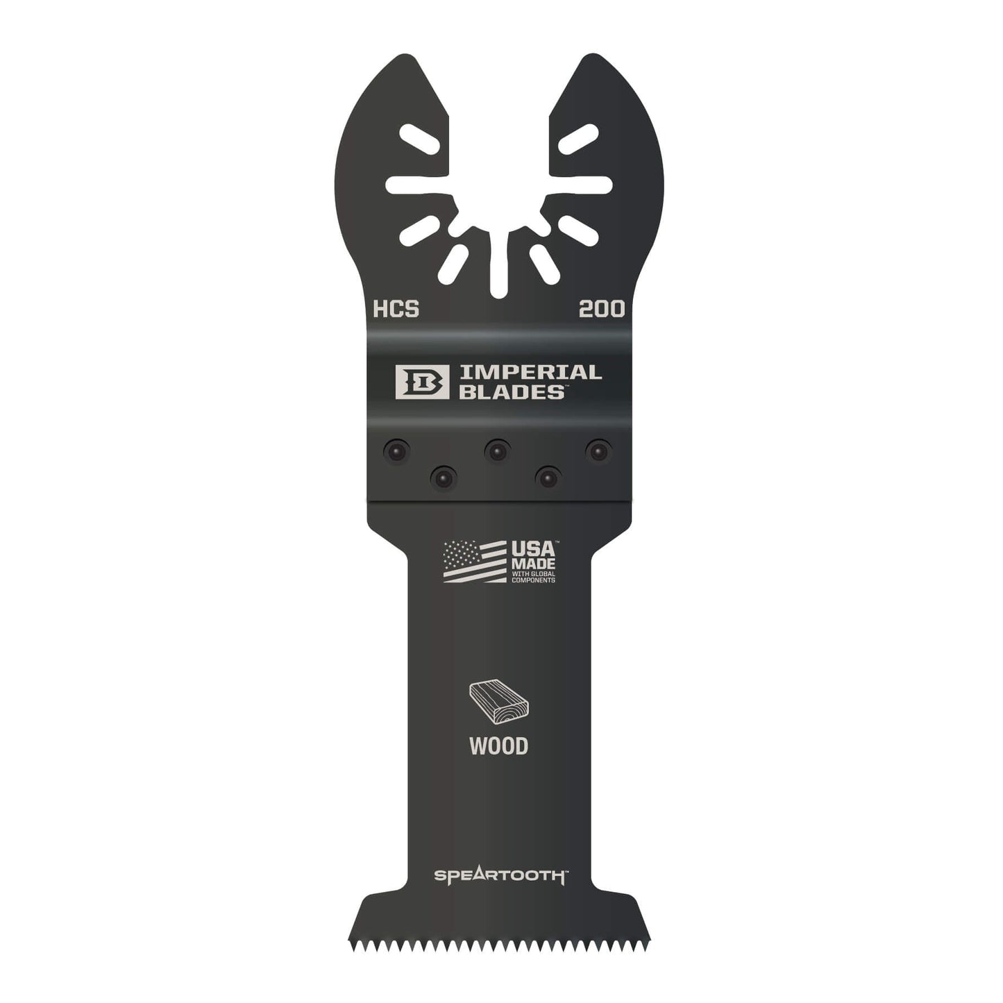 Imperial Blades Iboa200-1 One Fit™ 1-3/8" Speartooth Fast Cut Wood Blade, 1pc