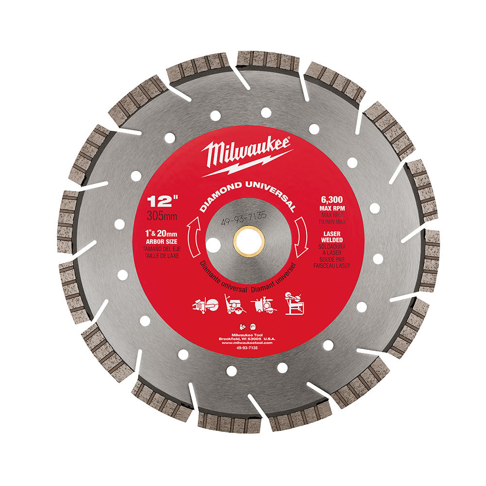 Diamond Universal Segmented-turbo 12" Blade