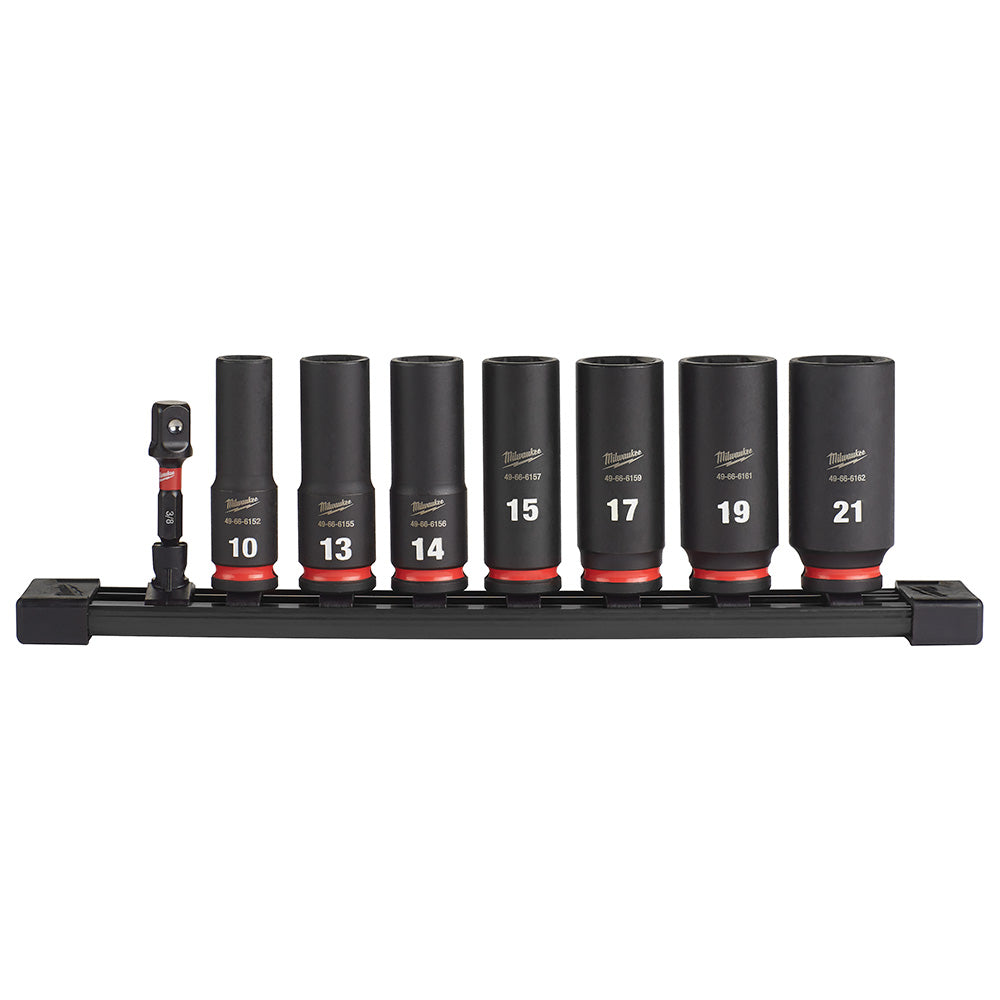 Shockwave™ 8pc Impact Duty™ 3/8" Drive Metric Deep 6 Point Socket Set
