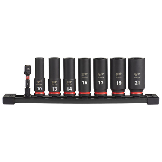 Shockwave™ 8pc Impact Duty™ 3/8" Drive Metric Deep 6 Point Socket Set