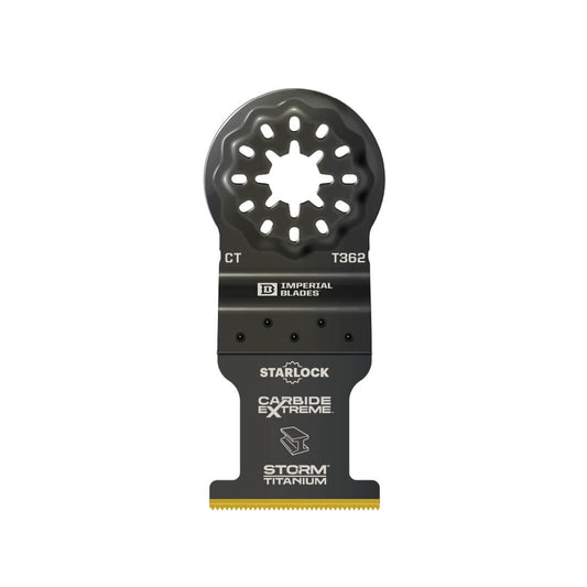Imperial Blades Ibslt362-1 Starlock™ 1-3/8" Carbide Extreme Storm Titanium Metal Blade, 1pc
