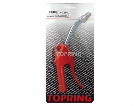 Safety Amplified Air Jet Blow Gun 1/4 NPT With 8 mm x 10 cm Nozzle, Airpro Model (60.386C)