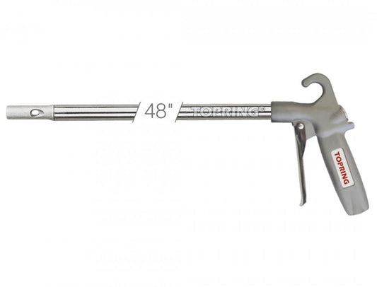 Safety Blow Gun With Amplified Air Jet 1/4 NPT and 120 cm Nozzle with 54 SCFM Air Consumption , Topgun Model