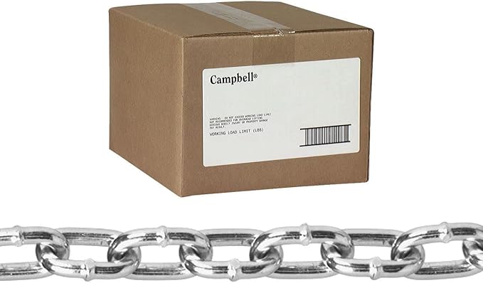 Apex Tool Group Mfr. T0310324 Mach Chain, St/Lkno.3 Z/P 100Ft/Ctn, Campbell