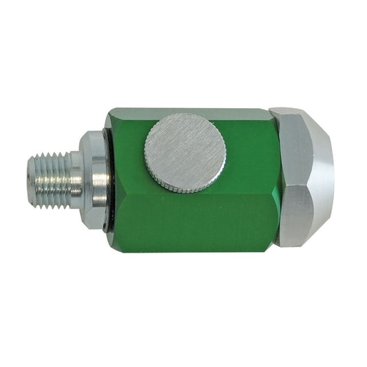 Aluminum In-Line Lubricator for Air Tools 1/4 (F) to 1/4 (M) NPT, 20 SCFM