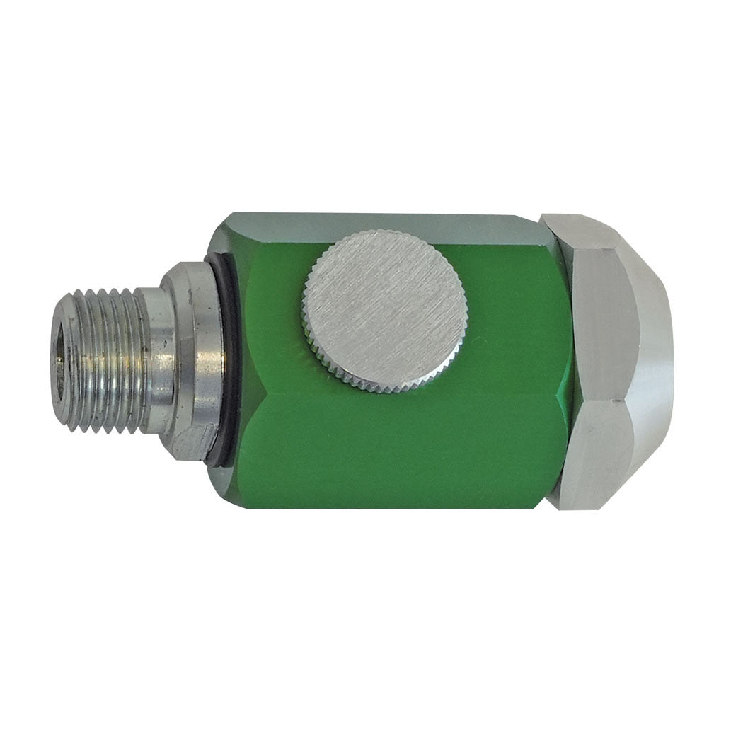 Lubrificateur en ligne en aluminium pour outils pneumatiques 3/8 (F) à 3/8 (M) NPT, 30 SCFM