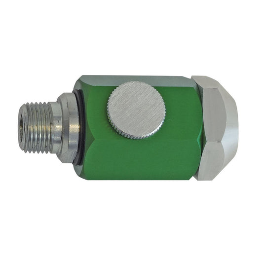 Aluminum In-Line Lubricator for Air Tools 3/8 (F) to 3/8 (M) NPT, 30 SCFM