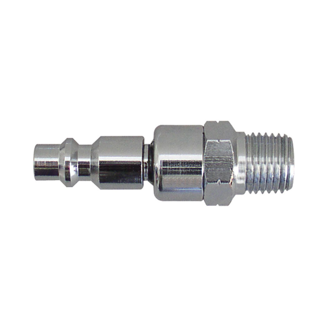 1/4 Industrial Steel Swivel Coupler Plug 1/4 (M) NPT, Maxpro Model