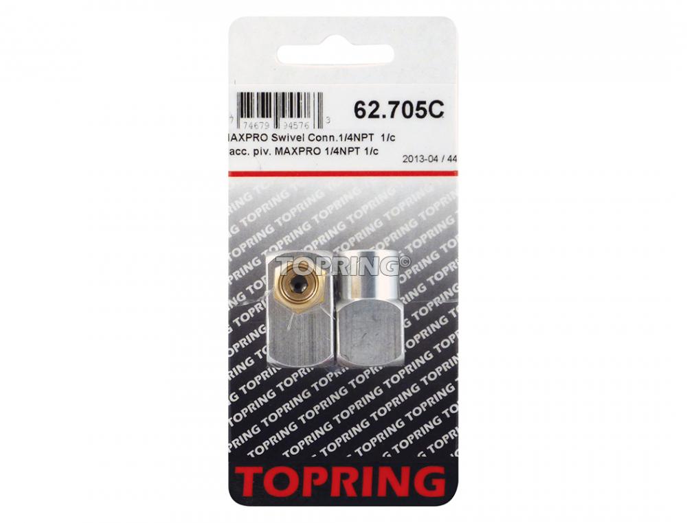 Adaptateur en aluminium hexagonale 1/4 (F) à 1/4 (M) NPT