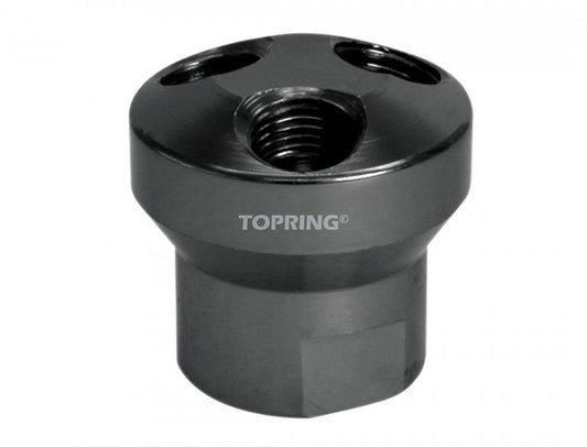 Diviseur d'air en aluminium à 3 voies 1/4 (F) NPT avec sortie 1/4 (F) NPT