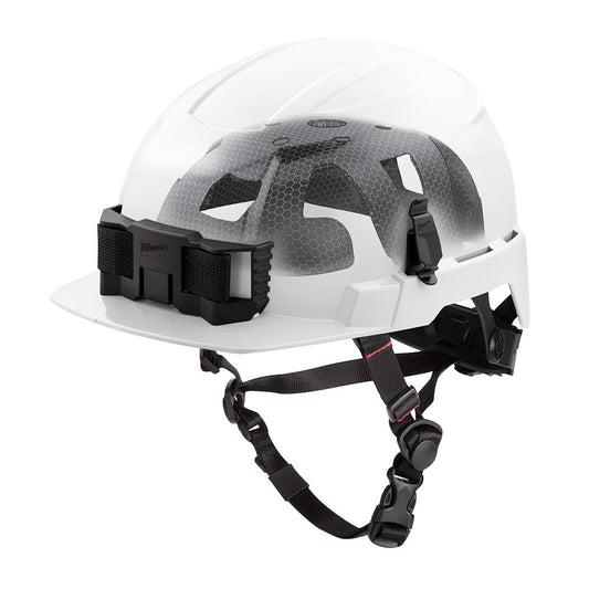Bolt™ White Front Brim Safety Helmet With Impact Armor™ Liner Usa - Type 2, Class e
