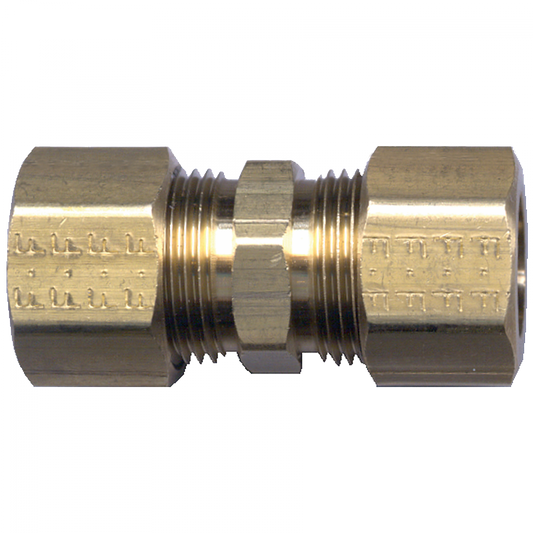 Raccord union à compression, laiton, diamètre extérieur du tube 3/16
