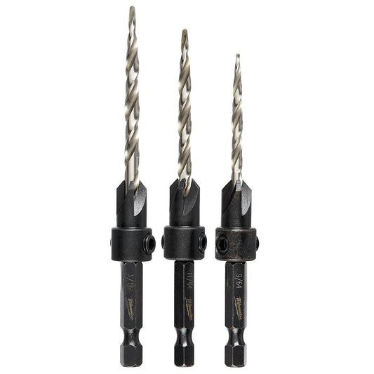 #6/#8/#10 3Pc Countersink Set