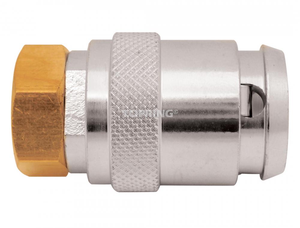 Large Bore Air Chuck 1/4 (F) NPT with closed nozzle