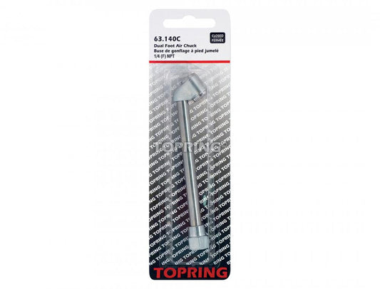 Mandrin à air à double tête de 15 cm 1/4 (F) NPT
